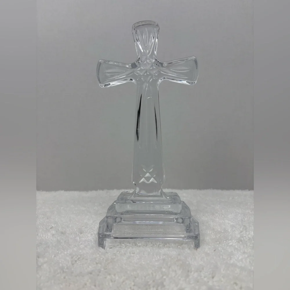 Celebrations by Mikasa Rejoice Glass Crystal Cross-Fine Crystal Glass